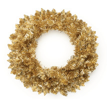 Metallic Pine Tinsel Wreath 24&quot;D - $96.34 CAD