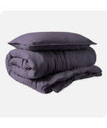Sandwash Microfiber Duvet Cover &amp; Sham Set, Twin/Twin XL, Dusty Purple, ... - €56,24 EUR