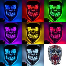 Cold LED Mask Halloween Horror Prop - $26.99