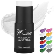 White Face Paint Stick (0.75Oz) White Concealer Non-Toxic Oil Based Clow... - £14.38 GBP