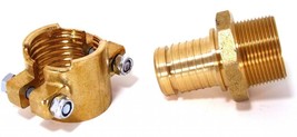 Central Boiler Outdoor Wood Boiler Brass Clamp Fittings For 1&quot; Pex Pipe ... - £11.75 GBP