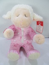 Cuddle Barn Praying Talking Baby Nora Lamb Sheep Plush 12&quot; Pink Lovey Easter Tag - £18.39 GBP