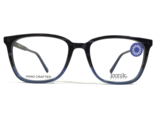 Iconik Gafas Monturas TED C2 Azul Cuadrado Completo Borde 52-18-145 - $93.13