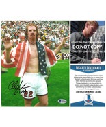 Alexi Lalas signed USA soccer 8x10 photo Beckett COA Proof autographed - £78.21 GBP