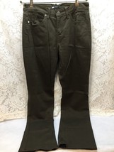 Levi Strauss 505 Straight Leg Pants Green Jeans 8M-W29 L32 Women&#39;s - $17.83