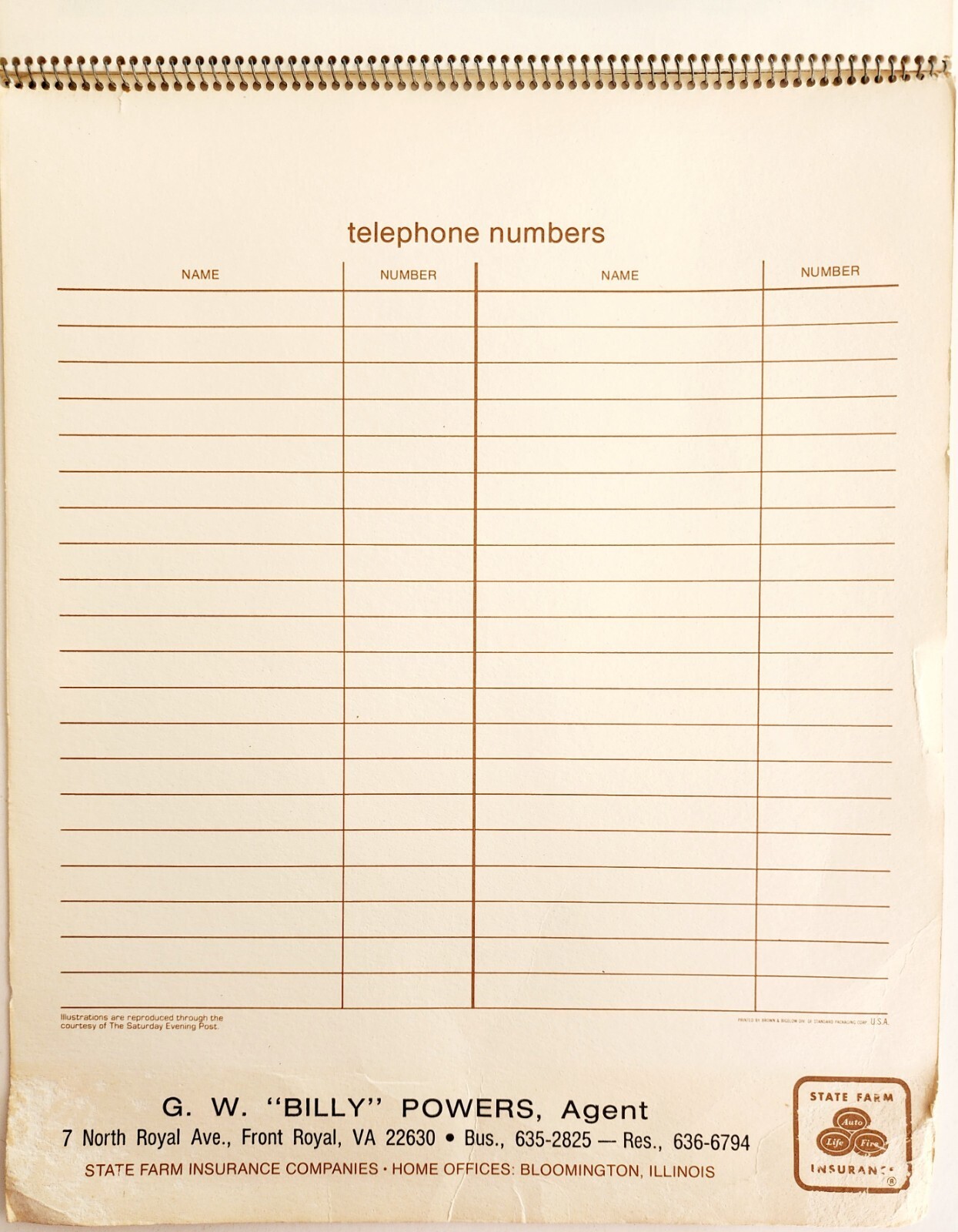 1979 Norman Rockwell Calendar Billy Powers State Farm Front Royal Virginia DWWW1 Item image 6