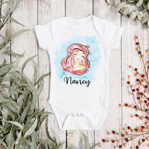 PRINCESS ARIEL Personalised Baby Vest - Little Mermaid BabyGrow - Sleepsuit - $10.98
