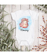 PRINCESS ARIEL Personalised Baby Vest - Little Mermaid BabyGrow - Sleepsuit - $10.98