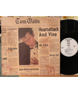 Tom Waits Heartattack and Vine Vinyl LP Asylum 6E-295 NM White Label Promo - £99.78 GBP