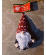 Gnome Plush 8&quot; Christmas Tree Ornament Xmas Home Decor NWT Made In China - £6.22 GBP