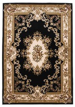 7&#39; X 10&#39; Polypropylene Blackor Ivory Area Rug - $693.94+