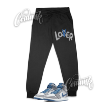 LO Sweatpants for 1 Mid True Blue Cement Shadow Grey 3 Low High Dunk Air Shirt - £42.16 GBP