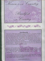 Karen&#39;s in the Country Menu Louisville Colorado - $27.72