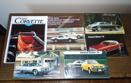 GM Car Brochures 1970s Lot of 6 Corvette Cadillac Chevette 2 1980s Vinta... - $29.70