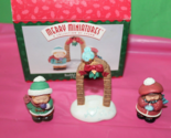 Bashful Mistletoe Merry Mini Keepsakes 1996 Holiday 3 Figurine Hallmark ... - $19.79