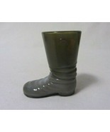 BOYD ART GLASS HIGH TOP TEXAS BOOT SHOE OXFORD GRAY B  IN DIAMOND - $7.24