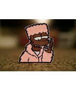 Bart Simpson Camron Dipset Killa Bart Pink Meme Hip Hop Patch (Brown) - $17.72 CAD