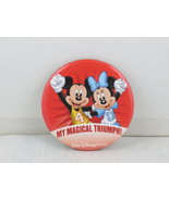 Disney World Pin - Mickey and Minnie Magical Triumph (1990s) - Celluloid... - $20.51 CAD