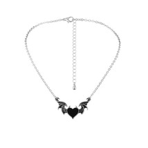 Hanging Branches Bat Pendant Necklace Trend Fashion Women Metal Necklace Anniver - £13.63 GBP