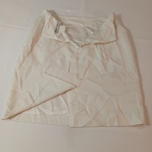 Vintage Valerie Peyson Women’s Zip & Slit Pull-On White Skirt Measured Waist 28" image 9