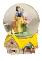 Snow White &amp; Dopey Musical Snow Globe Someday My Prince Will Come Works - £19.92 GBP