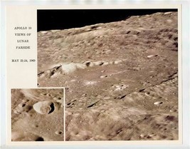 NASA Photo Apollo 10 Views of Lunar Farside MAy 21-24 1969 - £10.41 GBP