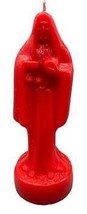 10" Red Holy Death candle - $1,327.15 MXN