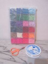 XL-GT 6mm Clay Beads Jewelry Bead 24 Colors Sissors, Strong Stretchy Line - $16.99