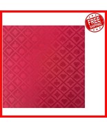 Elegant 108x60 Inch Red Poker Table Fabric - Durable Speed Cloth for Cas... - $949.64 MXN