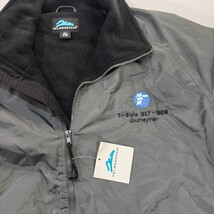 Tri-Mountain G&T IBEW RN#88051 Men's Gray Windbreaker Full Zip Jacket Size LT image 4