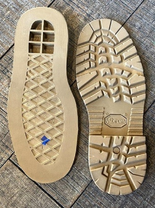 Vibram 1275 Olympia lug full soles, oak  - $25.97
