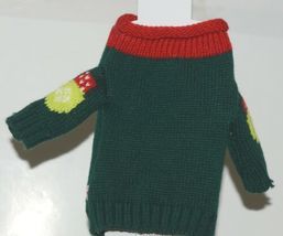 DMM Uncle Bobs XSweat Ugly Knitted Bottle Sweater Green with Bells and Holly image 3