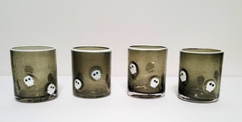 NEW RARE Pottery Barn Set of 4 Scary Squad Skull Icon Drinking Glasses 11 OZ - £100.22 GBP