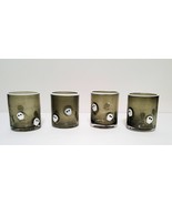 NEW RARE Pottery Barn Set of 4 Scary Squad Skull Icon Drinking Glasses 1... - £98.76 GBP