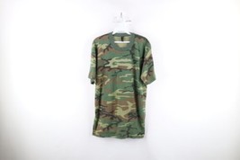 Vintage 80s Streetwear Mens Large Faded Camouflage Short Sleeve T-Shirt USA - £34.95 GBP