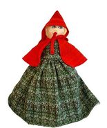 Vintage Handmade Red Riding Hood Changeable Doll Granny/Wolf  14&quot; - $810.29 MXN