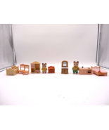 Calico Critters/Sylvanian Families Figures Lot + Furniture &amp; Pieces Parts - $336.12 MXN