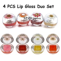 Amuse Superbloom Lip Gloss Lip Balm Duo 4 PCS Set - £7.28 GBP