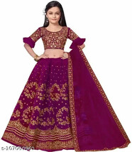 Kids Girls Lehanga Choli Dresses Free Shipping Xmas Gift Top Long Skirt ... - $26.72