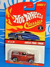 Hot Wheels Classics 2006 Series 2 #8 Anglia Panel Truck Red-Orange w/ GY5SPs - £5.23 GBP