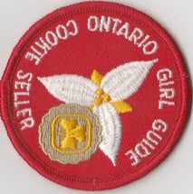 VINTAGE ONTARIO GIRL GUIDE COOKIE SELLER PATCH  - £3.35 GBP