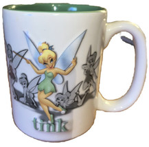 Disney Parks 3D Tink Mug Tinker Bell Coffee Cup Green 16oz  Walt Disney World - £9.02 GBP