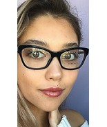 New Versace Mod. 1432 Black 54mm Cats Eye Women&#39;s Eyeglasses Frame Italy... - $169.99