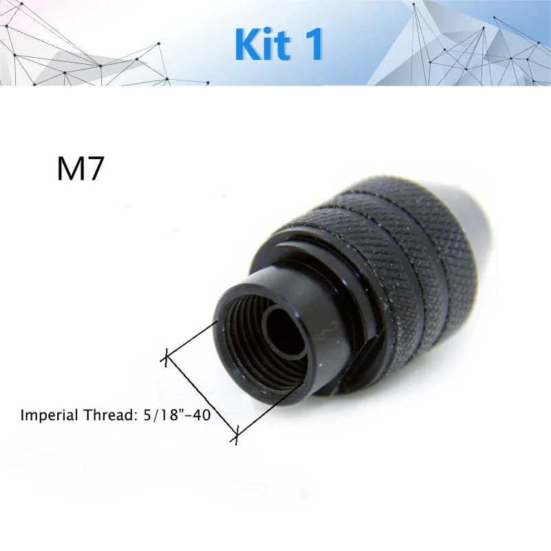 M8/M7 Mini drill Chuck accessory for Dremel rotary tool and mini grinder drill c - $163.38