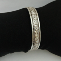 Moroccan Bracelet Silver Cuff Berber Vintage Tribal Adjustable Bangle Ha... - €77,95 EUR