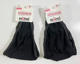 70369 Scunci Reversible Wide Headwrap Grey/Black 2 Pcs. - £10.06 GBP