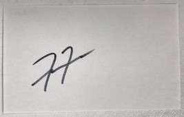 Freddie Freeman Signed Autographed 3x5 Index Card - £39.58 GBP