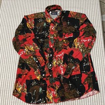 Vintage Panhandle Slim Cowboys and Indians Shirt Long Sleeve 17x35 48” chest - £56.29 GBP