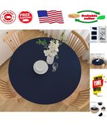 Navy Spandex Tablecloth 48-Inch - Secure Fit for Dining &amp; Events - $526.10 MXN