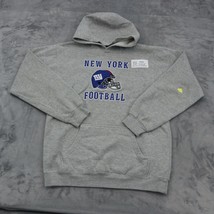 New York Giants Sweater Youth 14 Gray NFL Team Apparel Football Pull Over Hoodie - £20.55 GBP